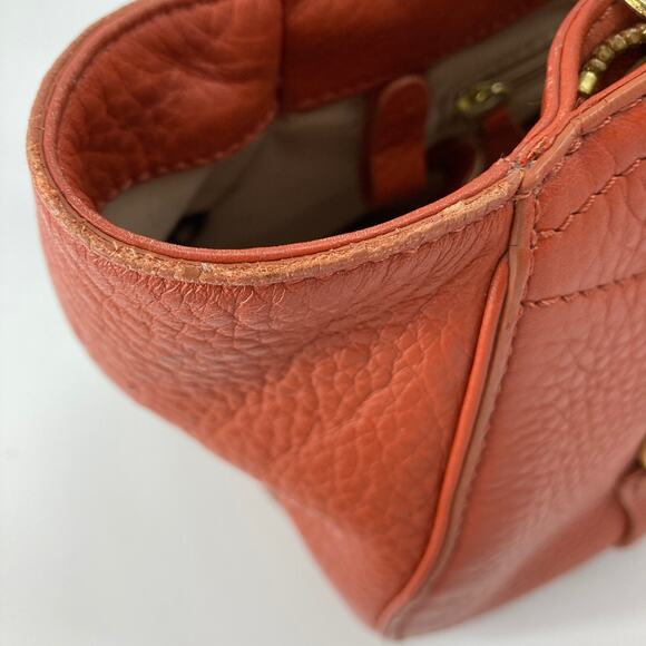 Cole Haan Village F05 burnt orange, gold, handbag. - Picture 10 of 11
